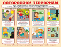 Инструктаж при угрозе терроризма.