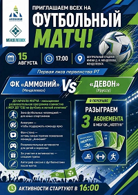 Футбольный матч!