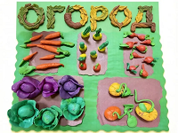 Пластилиновый огород